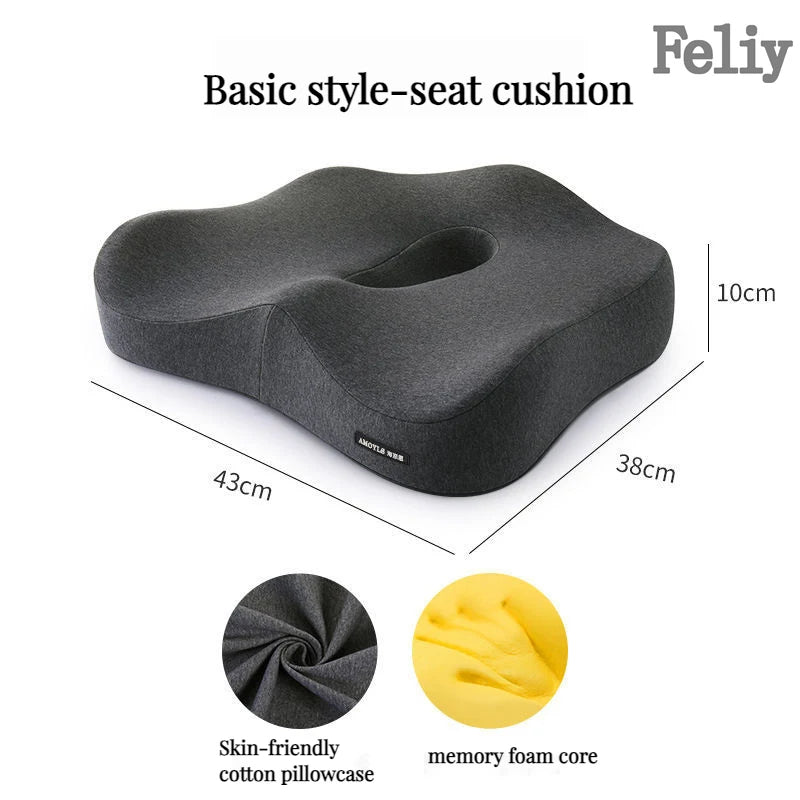 Coussin de chaise de bureau en mousse à mémoire de forme