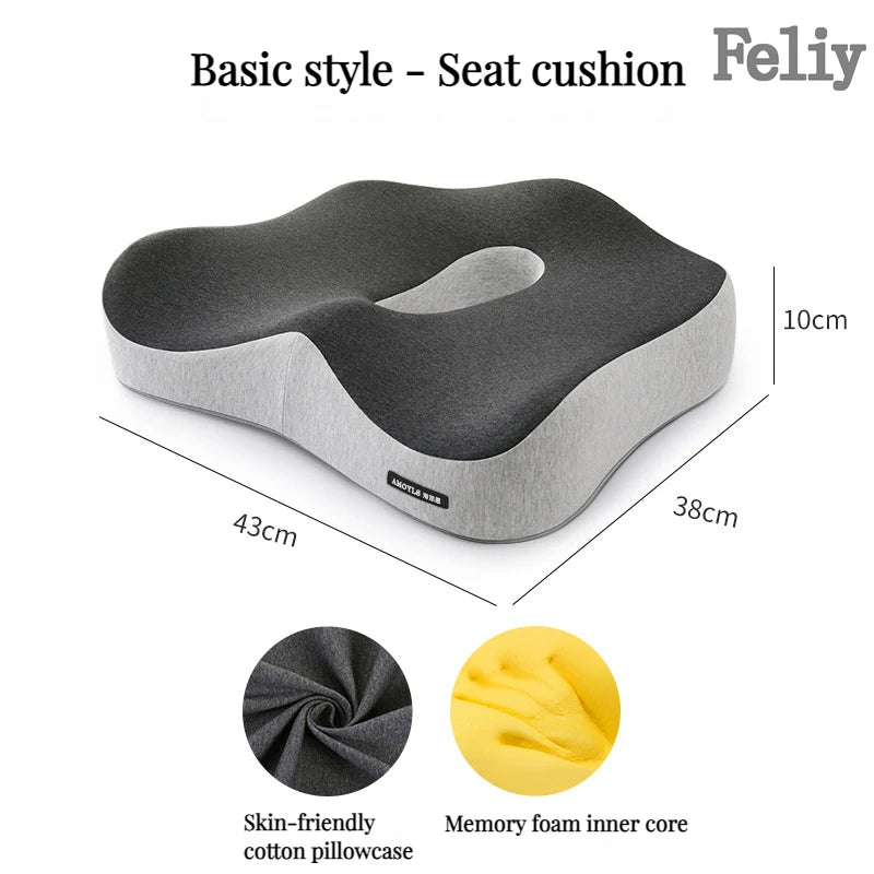 Coussin de chaise de bureau en mousse à mémoire de forme