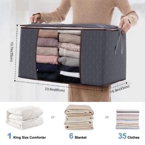 3x sacs de rangement pour vêtements