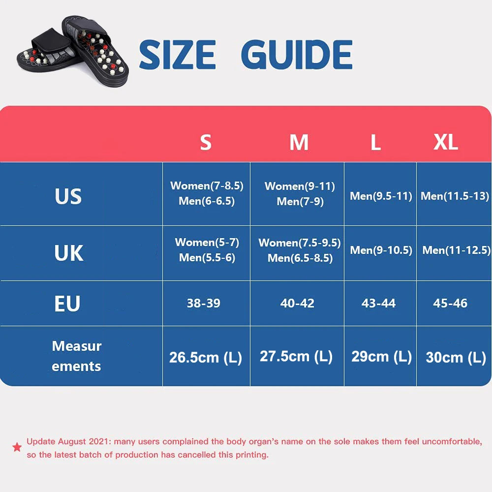 Pantoufles d’acupression