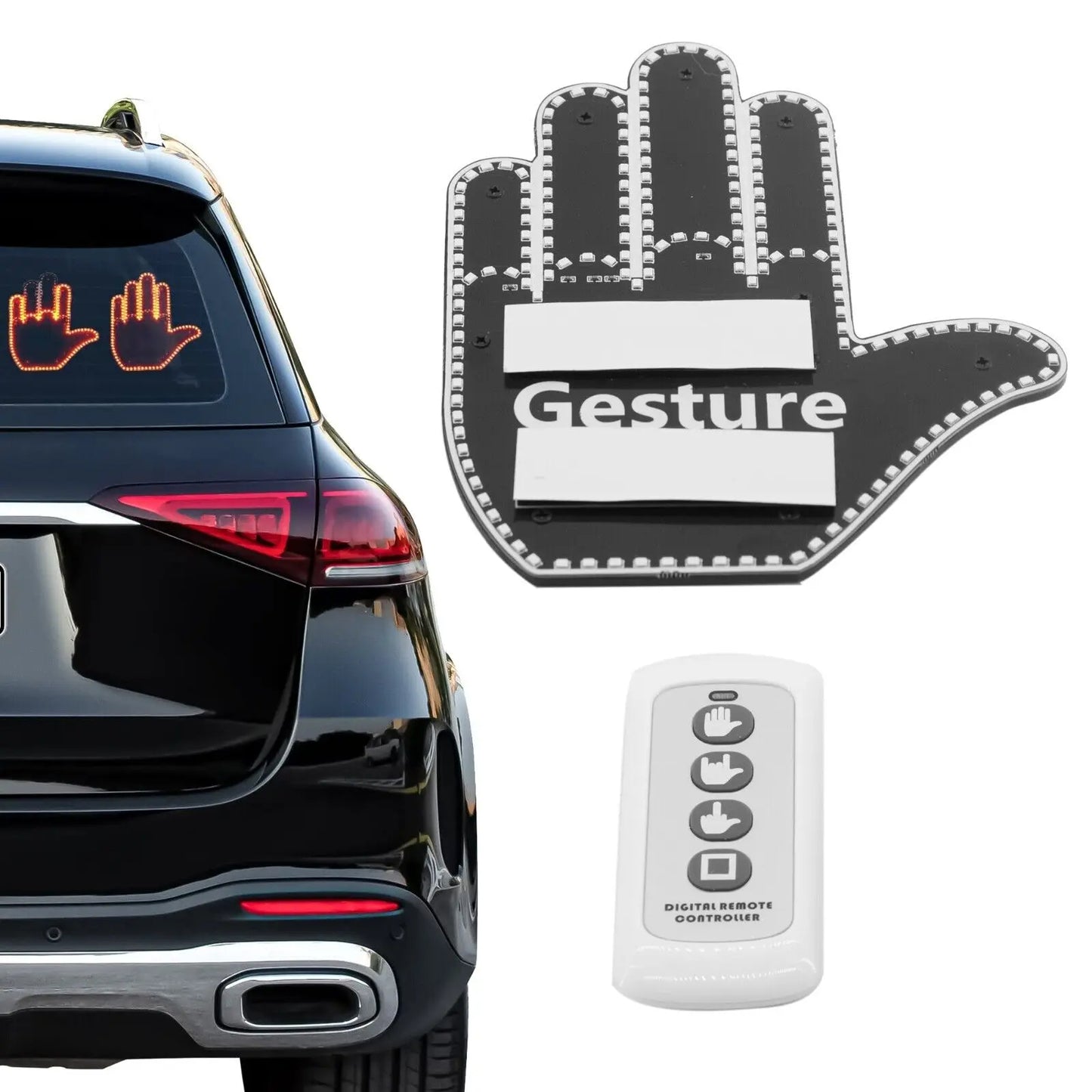 Geste de la main Lumière de voiture